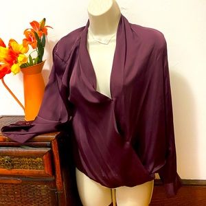 Ladies Dark purple blouse